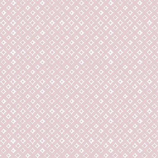 A Heart Led Life - Tonal Diamonds - Light Mauve 44" / 45" Fabric Per Yard The Fabric Company