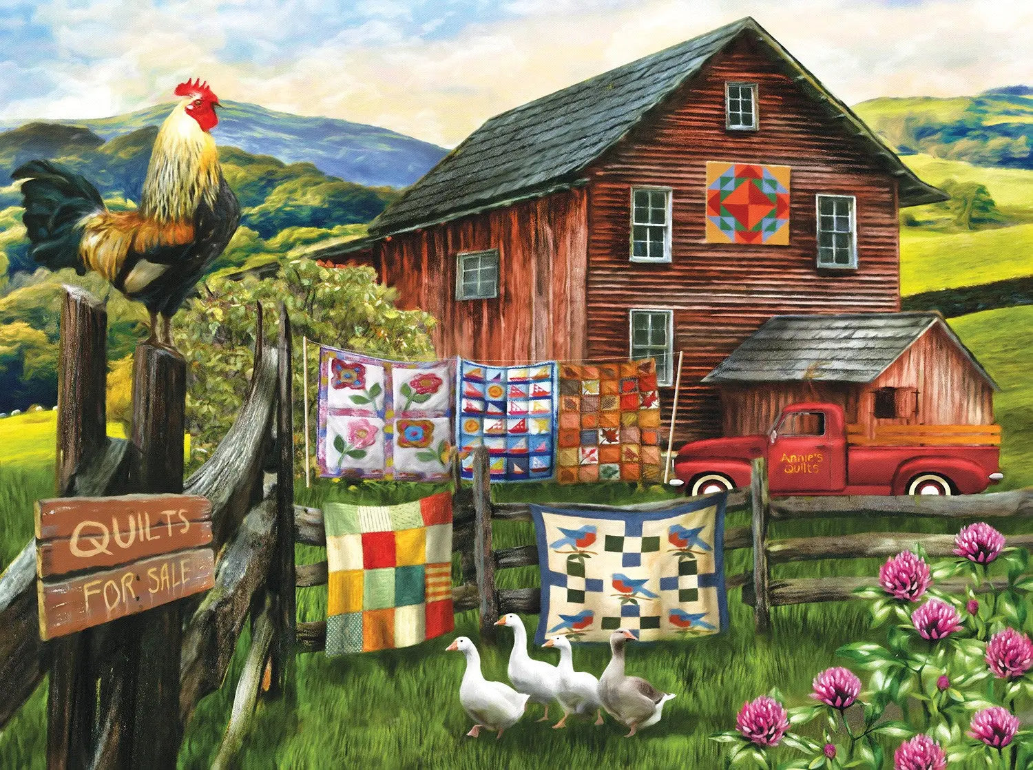 A Little Bit of Heaven Puzzle 1000pc - Linda's Electric Quilters
