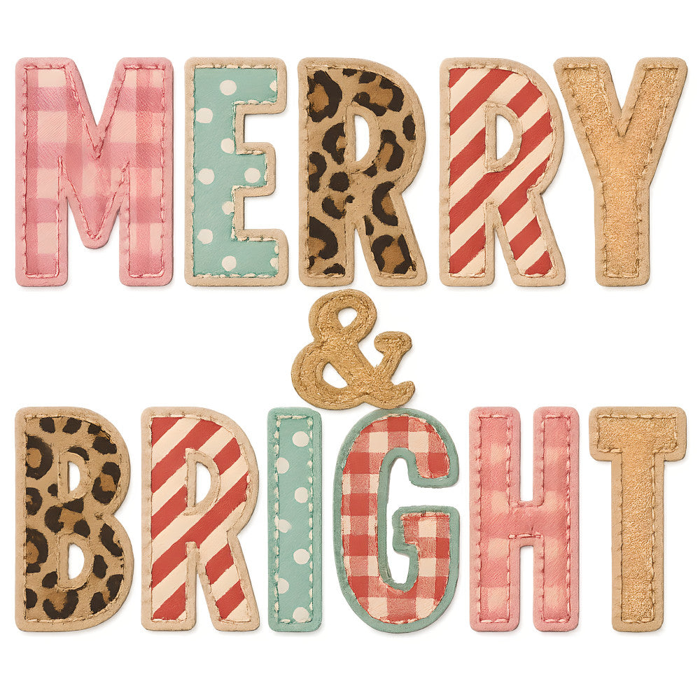 A Pink Christmas Fabric Panel 21