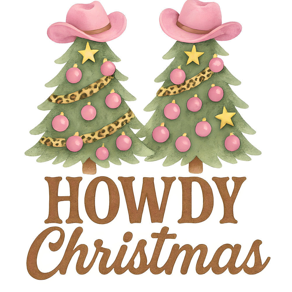 A Pink Christmas Fabric Panel 8
