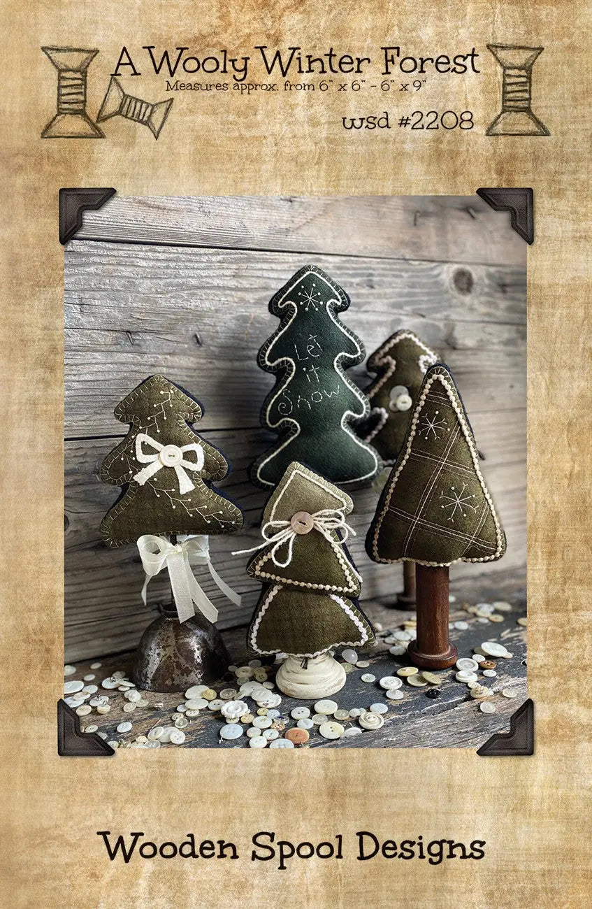 A Wooly Winter Forest - Linda's Electric Quilters