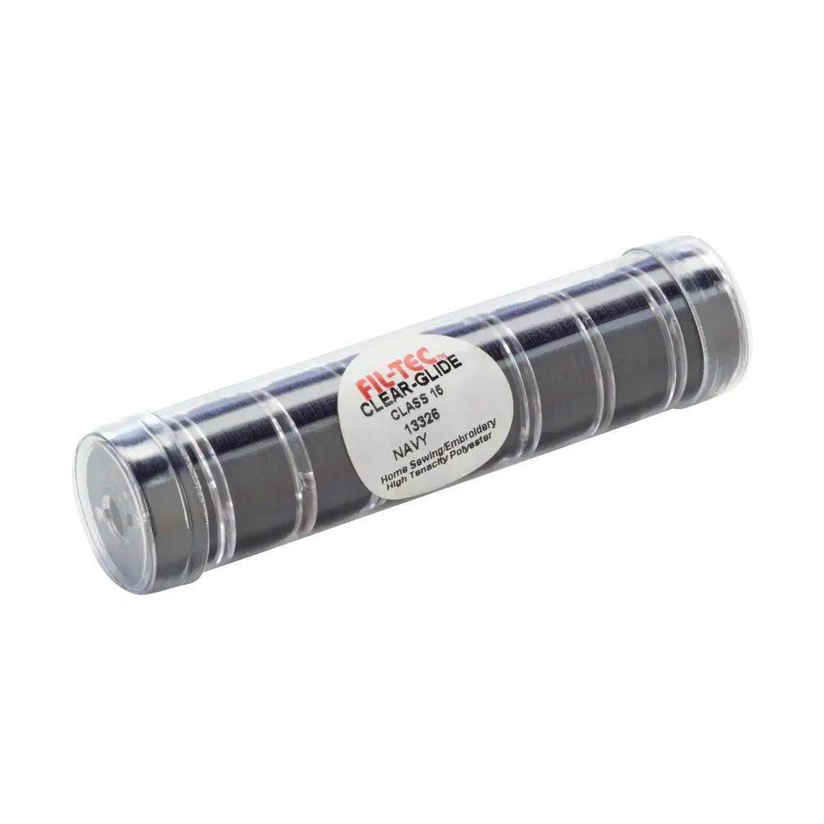 13326 Navy Prewound Clear-Glide Bobbin Tube - Class 15/A - Linda's Electric Quilters