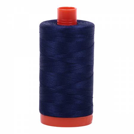 Aurifil 50wt cotton thread 1300m in Midnight 2745
