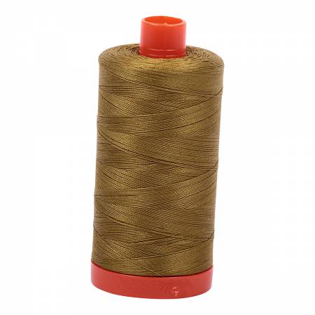 Aurifil 2910 Medium Olive 50wt cotton thread 1300m spool