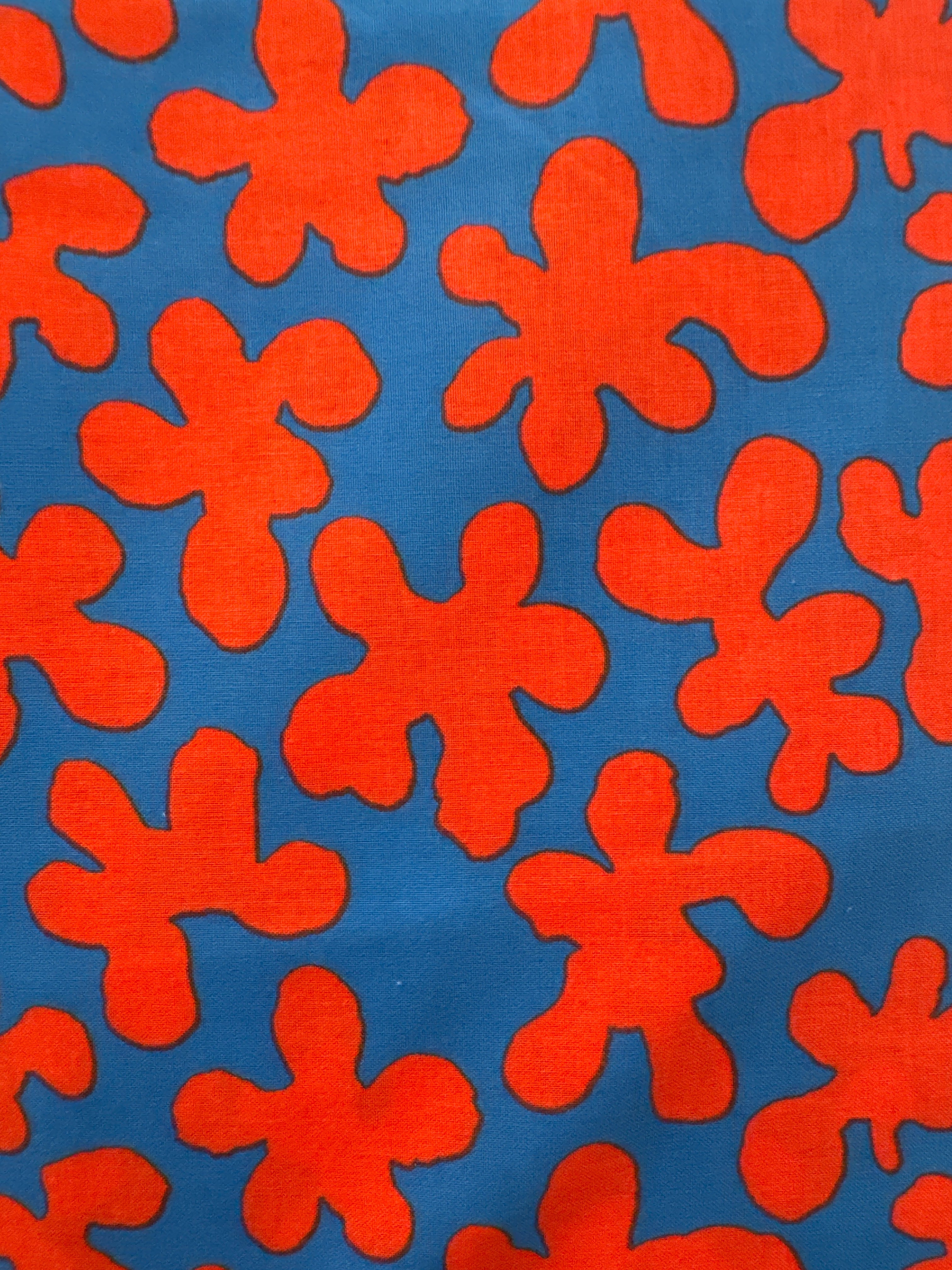 Kaffe Fassett Artisan Squiggles Red blender quilting fabric by Free Spirit