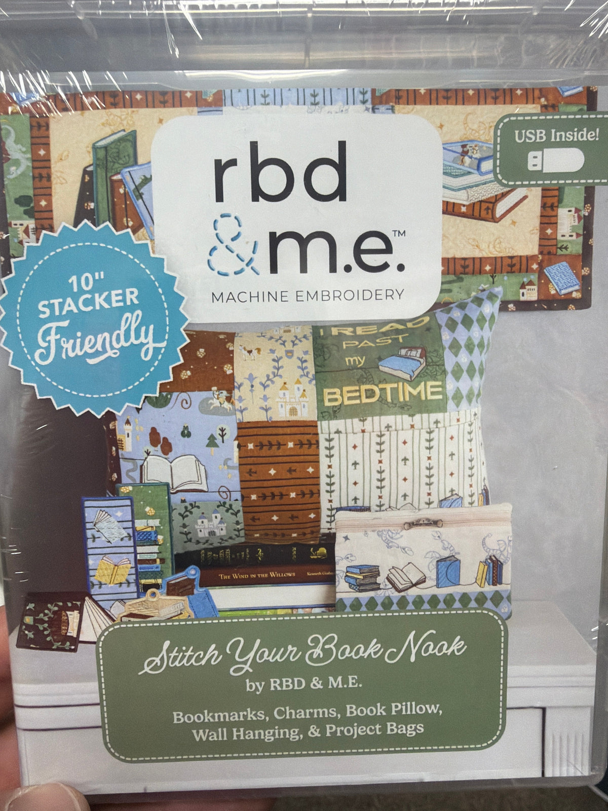 Rbd & Me Machine Embroidery 45" wide fabric per yard