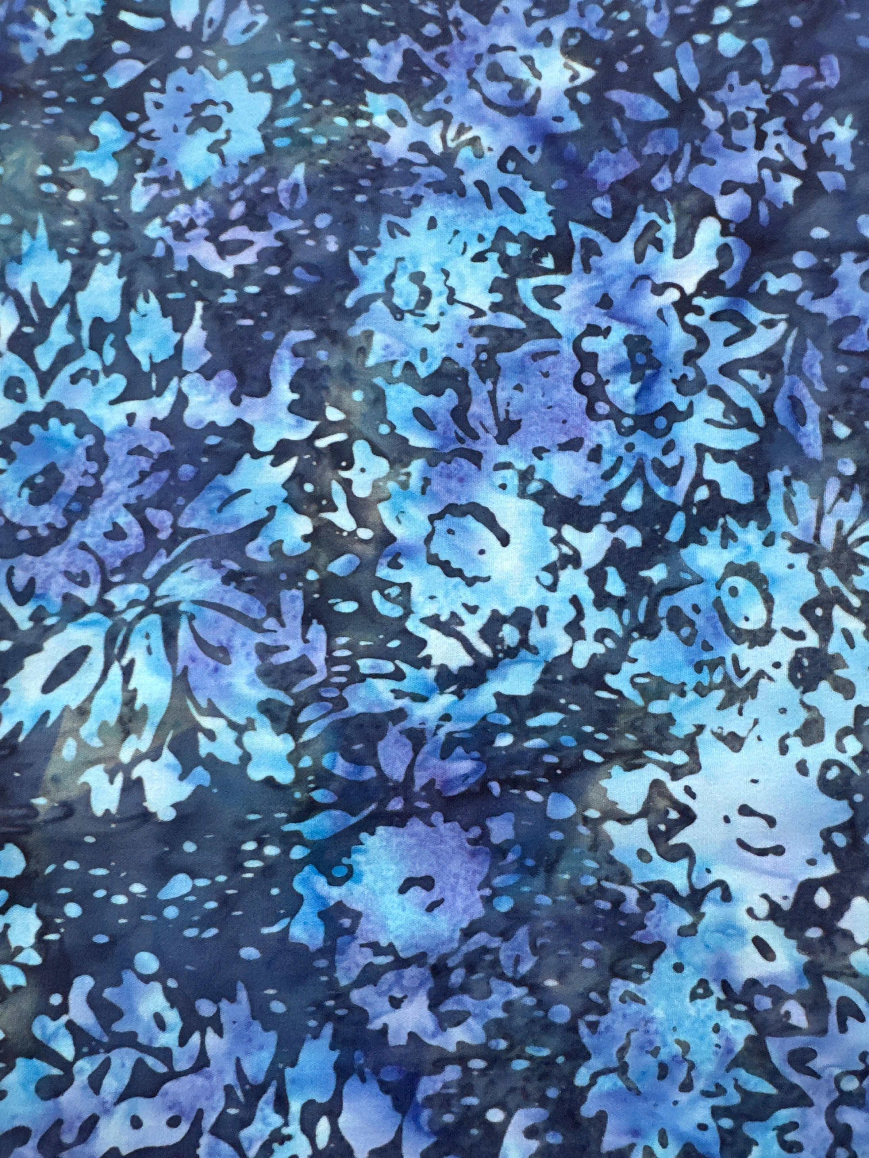 Oceania Indigo blue blender quilting fabric by Andover Fabrics