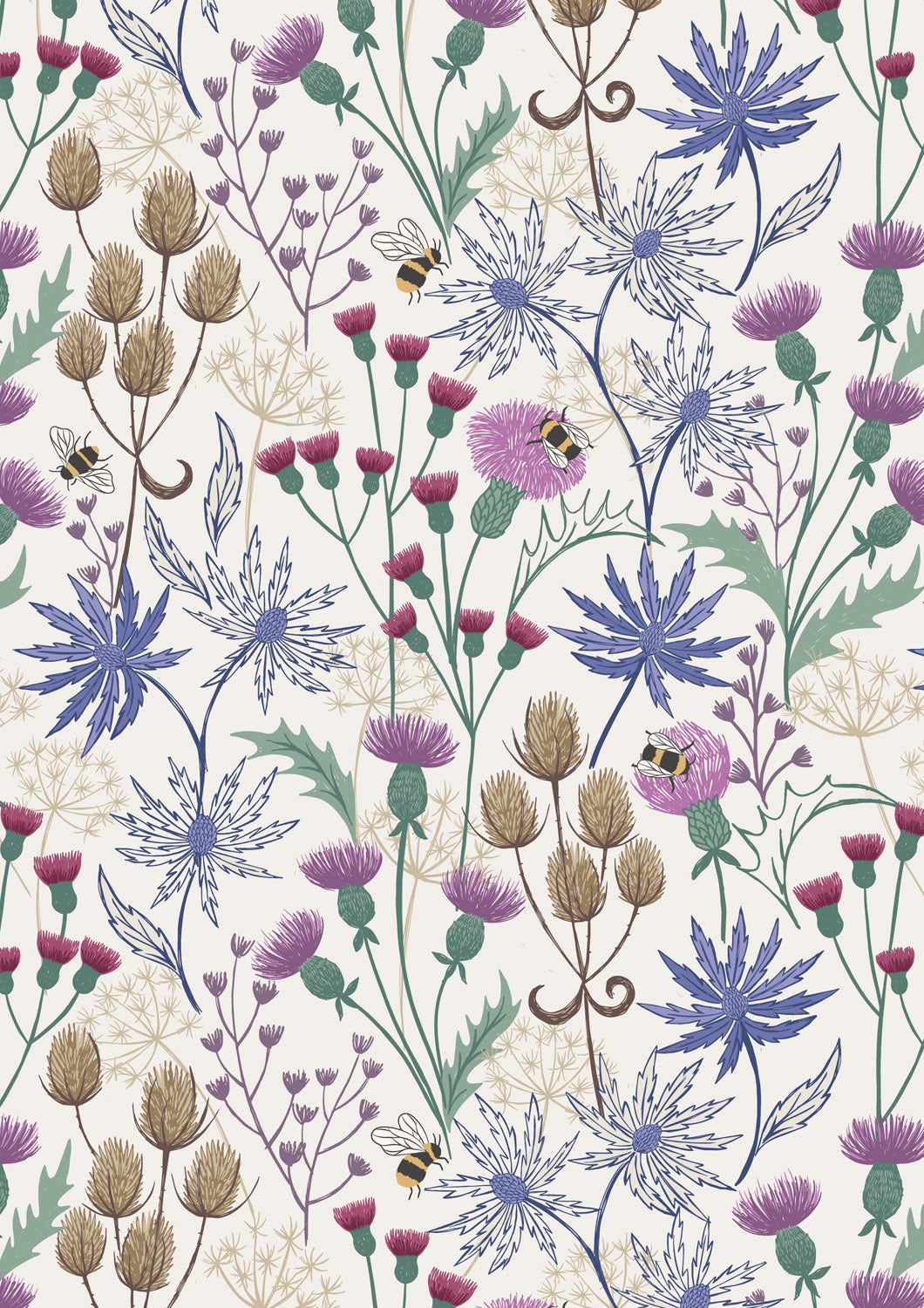 Thistle Meadow Cotton Wideback Fabric Per Yard
