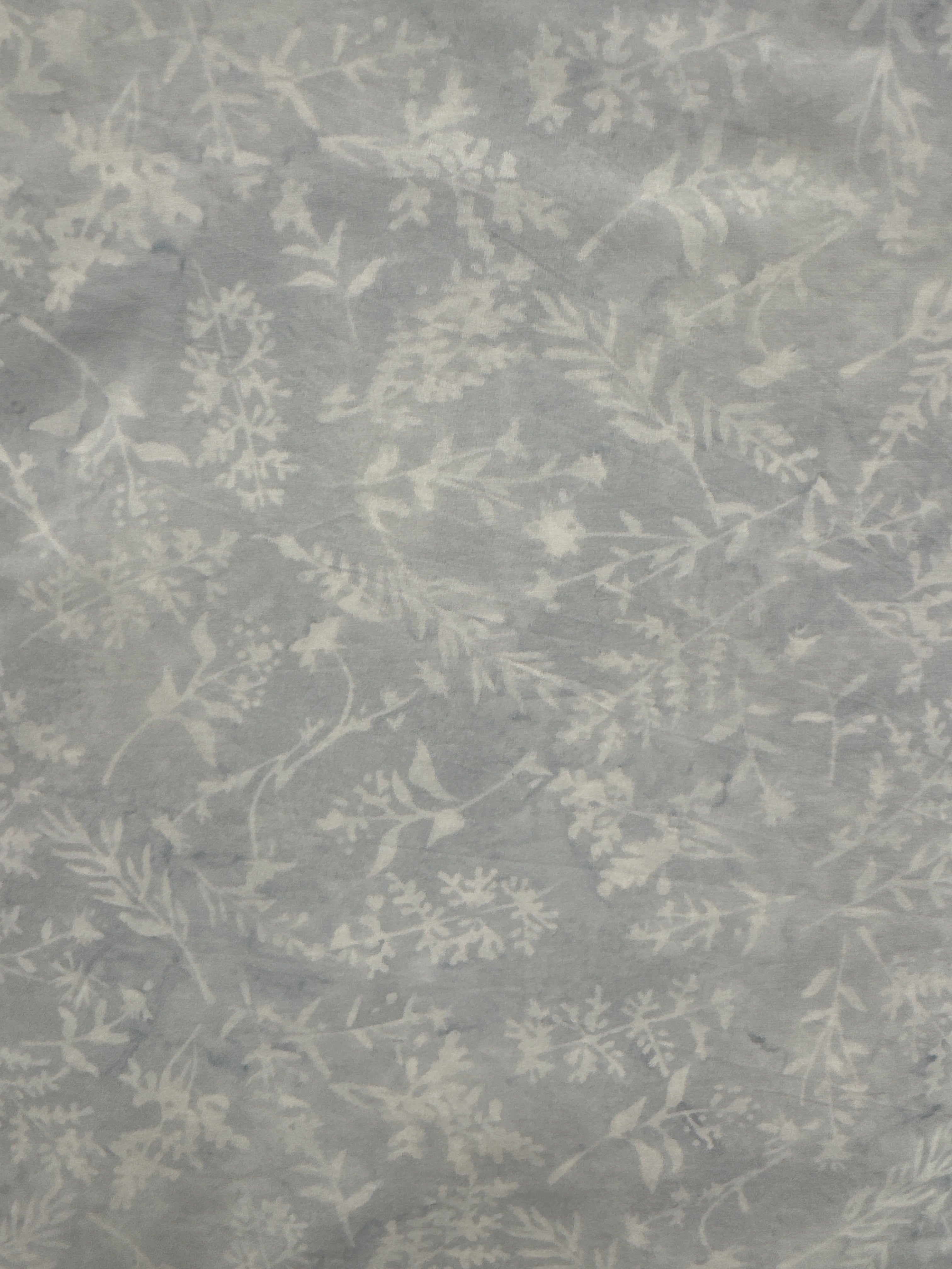 Frostbite Sprigs white blender quilting fabric by Hoffman Fabrics