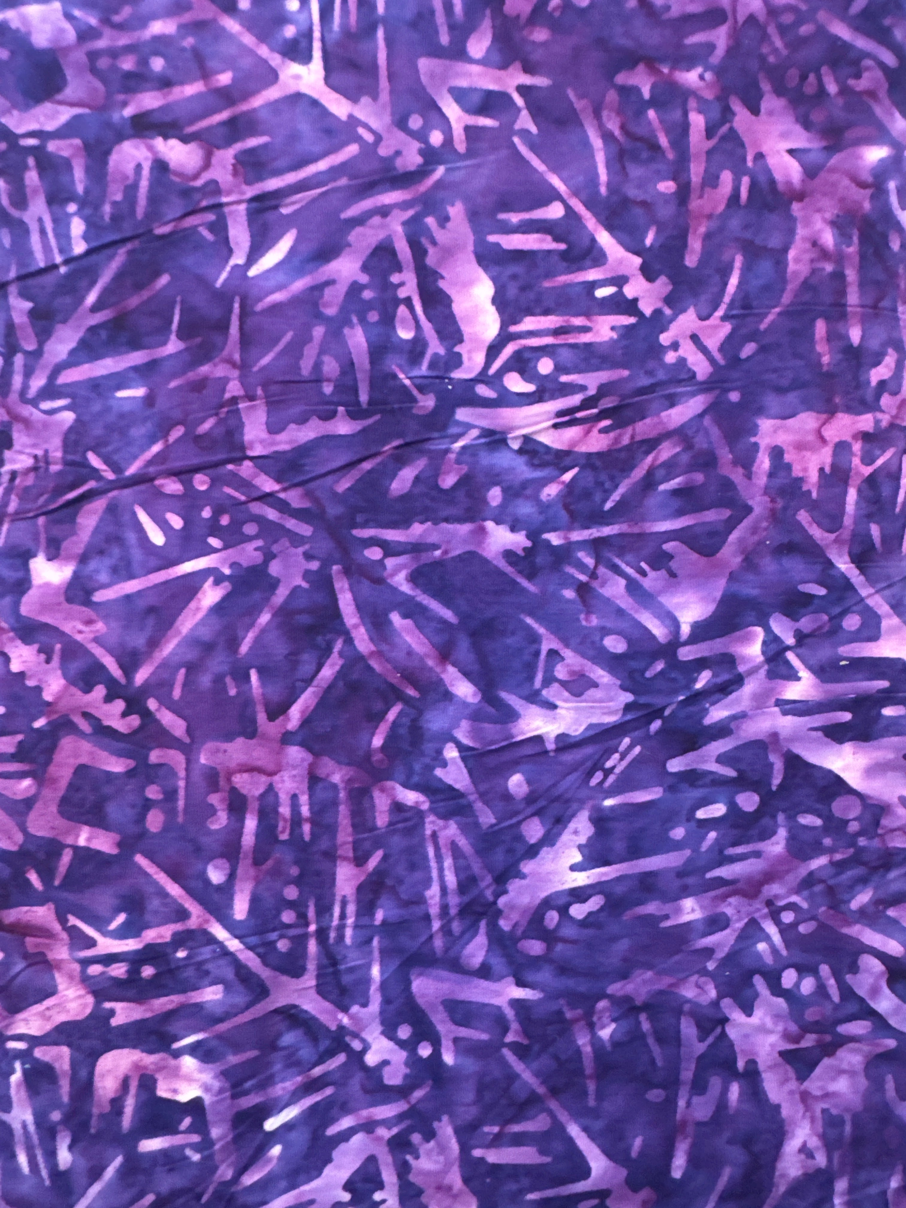 Stamped Leaf Outline Grape Jelly purple blender quilting fabric by Wilmington Prints
