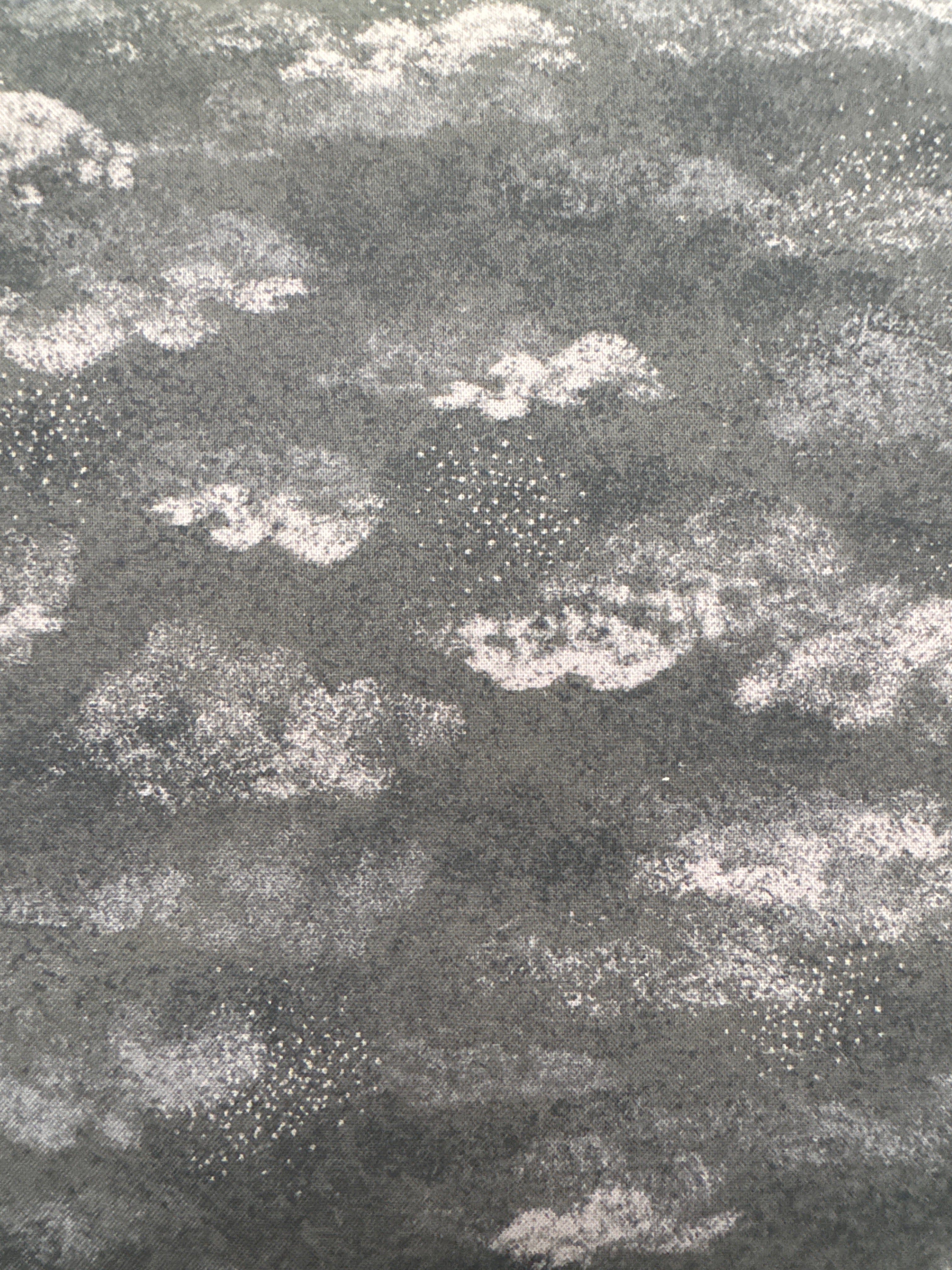 Dreams Black Clouds blender quilting fabric by Lewis & Irene