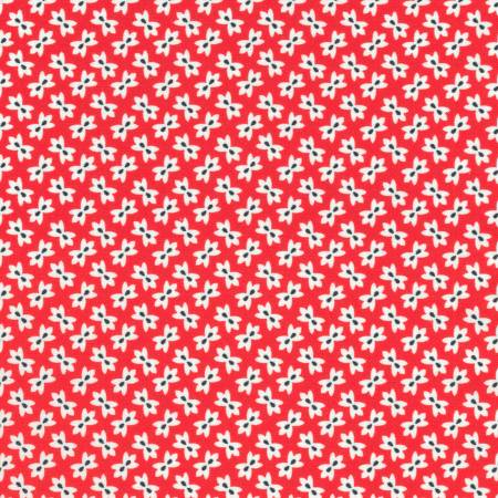 Robert Kaufman Bows Red quilting fabric