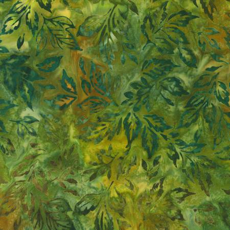 Autumn Skies Branches Leaf batik quilting fabric by Robert Kaufman