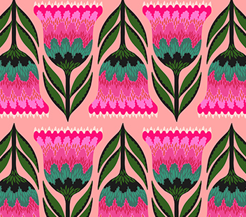 Northcott Jumpstart Punch AMT130-23L quilting fabric — lively Anna Maria print