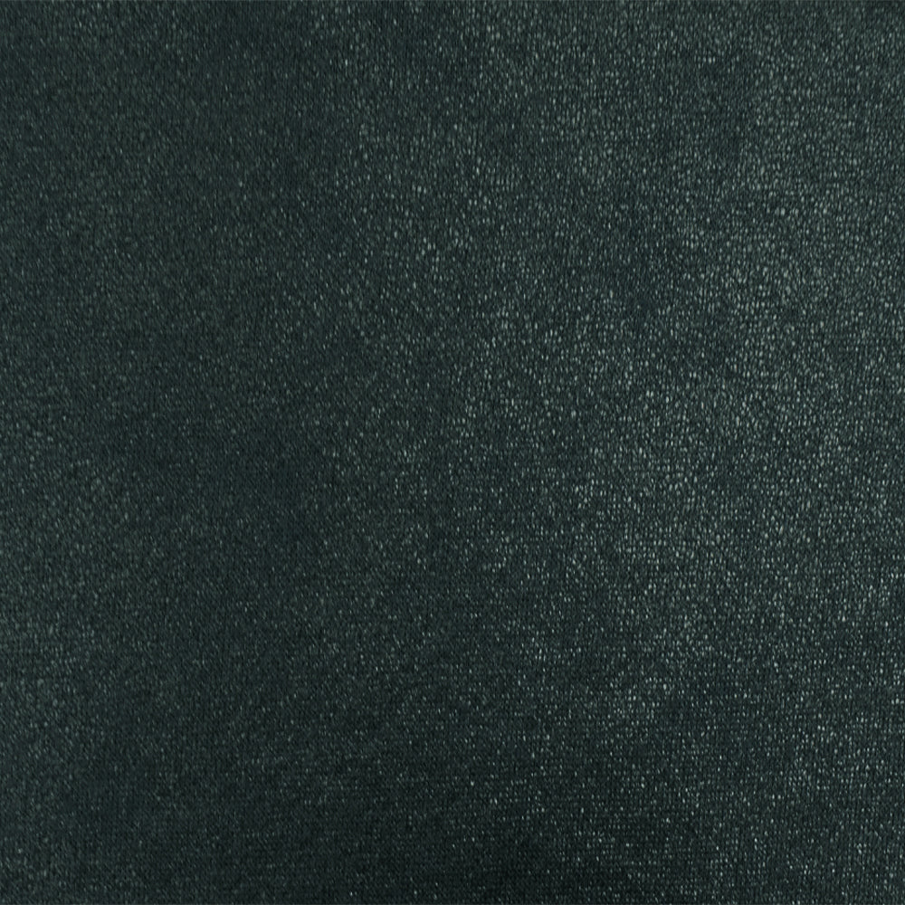 Steel Blue-Bronze Metallic Printed Cotton-Poly French Terry Knit Fabric