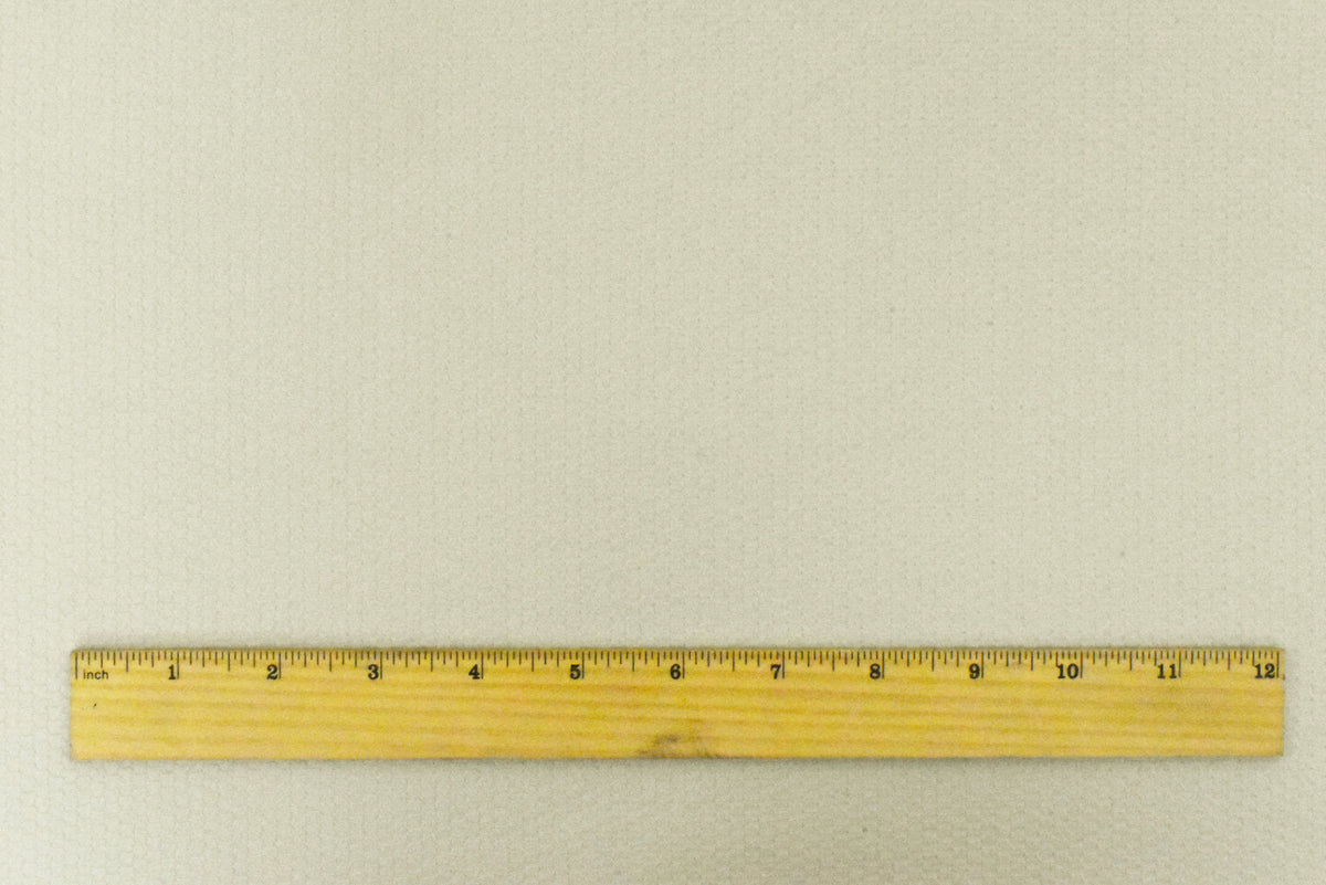 Ceramic Beige 3D Mini Tile Cloque Stretch Double Knit Fabric