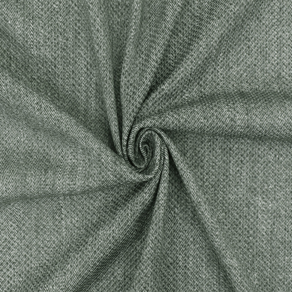 Mountain Gray-White Texture Printed Stretch Athletic Mesh Knit Fabric