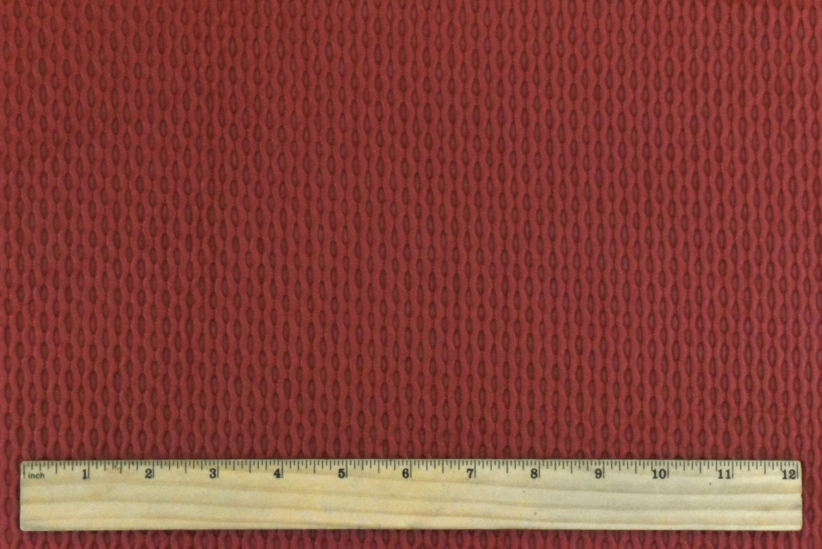 Spiced Orange Famous Maker Stretch 3D Mesh Yoga Activewear Fabric