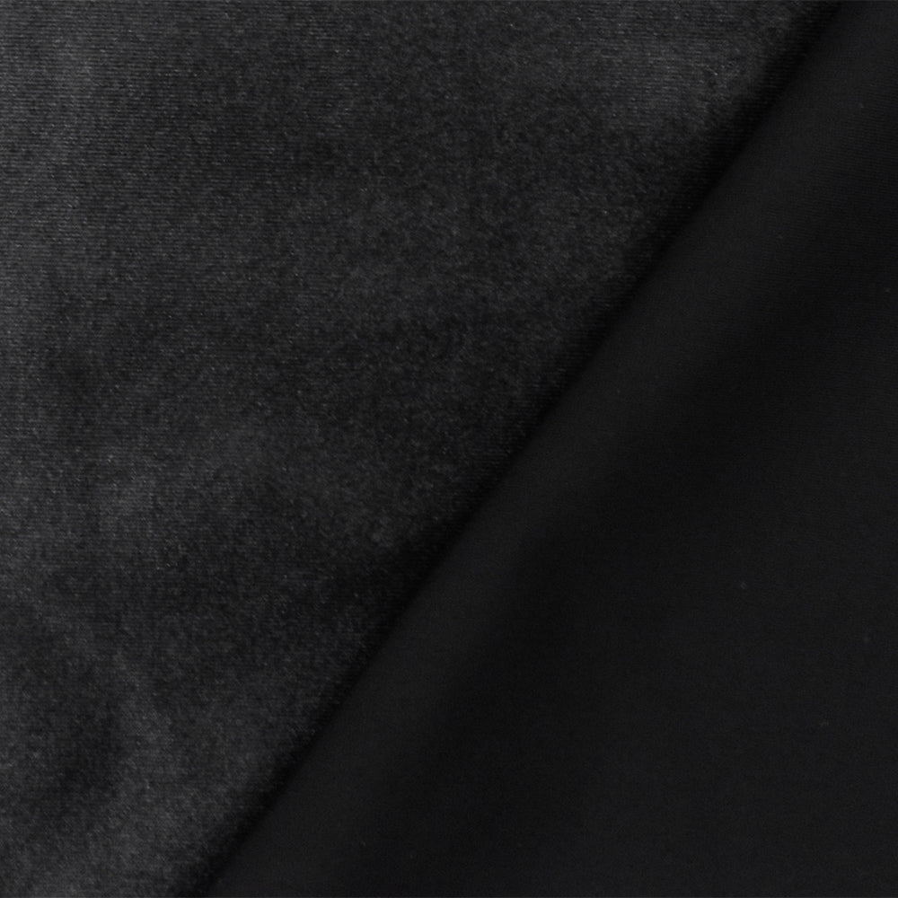 Black Famous Maker Nylon Stretch Spandex Satin Tricot Swimwear Knit Fabric