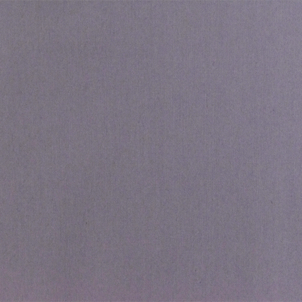 Ash Purple Solid Stretch Cotton Blend Broadcloth Woven Fabric