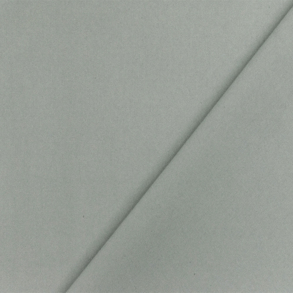 Cement Gray Solid Stretch Cotton Blend Broadcloth Woven Fabric