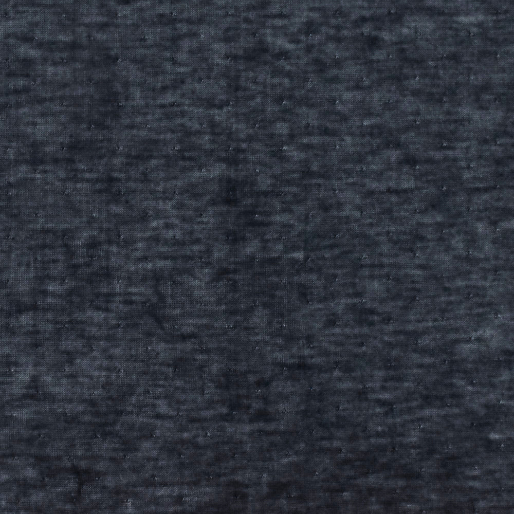 Navy-White Viscose Pointelle Stretch Double Knit Fabric
