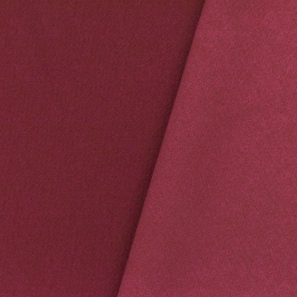 Dark Raspberry Texture Polyester Double Weave Crepe Momie Woven Fabric