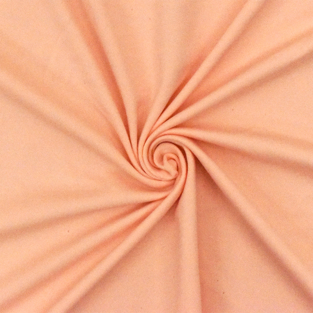 Powder Orange Famous Maker Solid Stretch Tricot Yoga Swimwear Knit Fabric