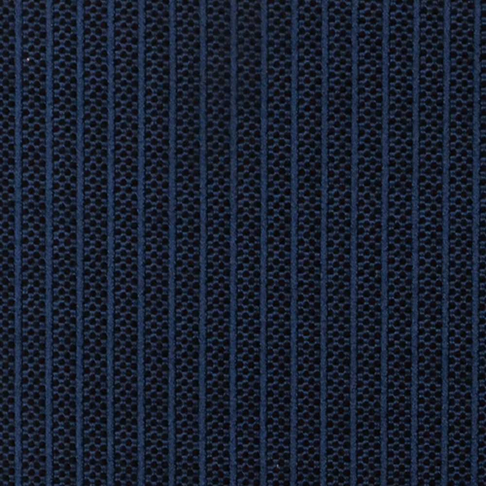 Blue-Red-Black Tribal Stripe Border Stretch Jacquard Double Knit Fabric