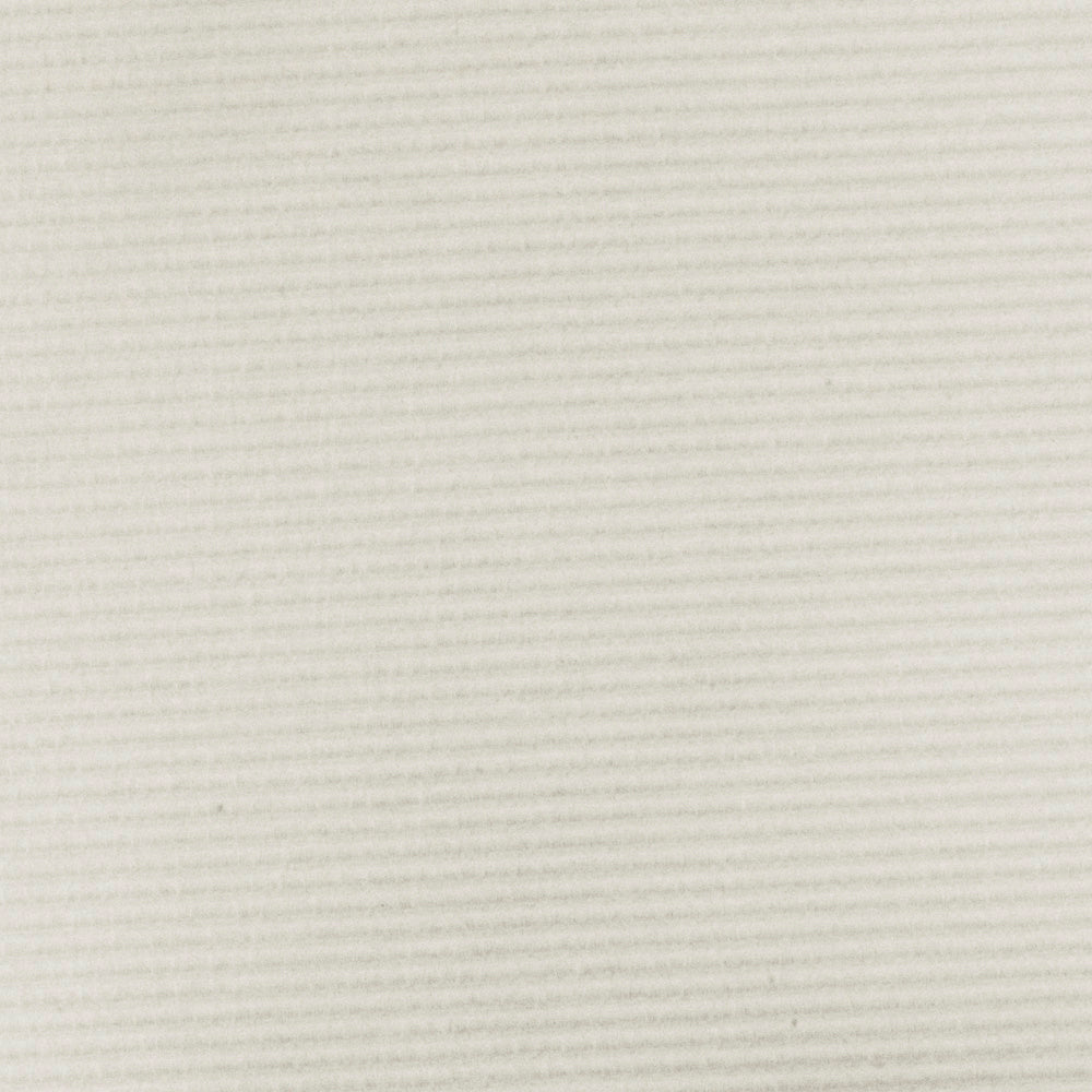 Air Ivory Striped Texture Stretch Polyester Double Knit Fabric