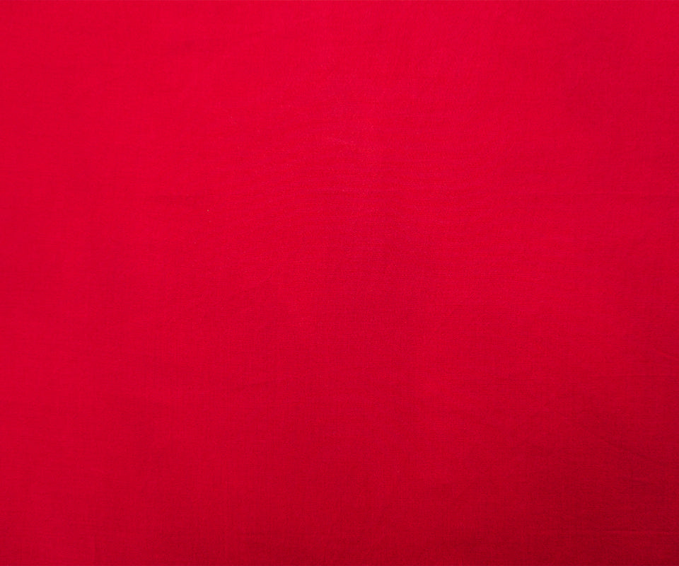 Red Rayon Solid Challis Woven Fabric