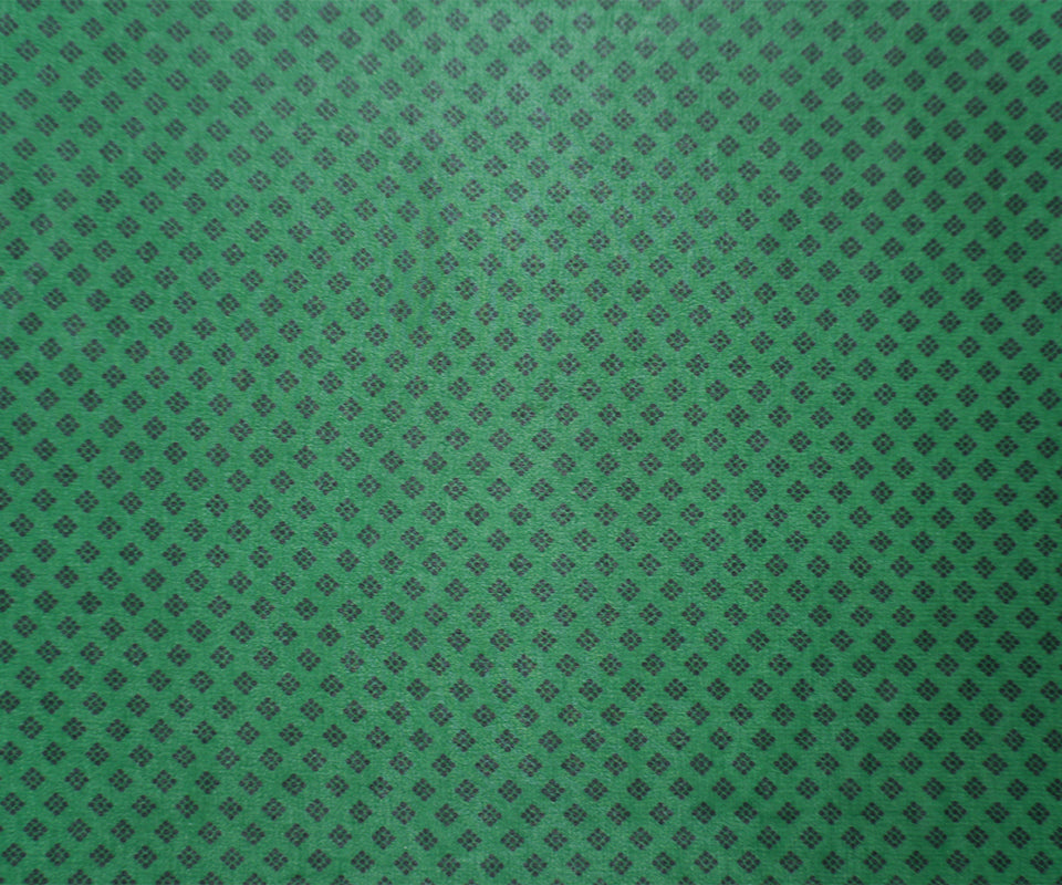 Green-Black Poly Diamond Printed Chiffon Woven Fabric