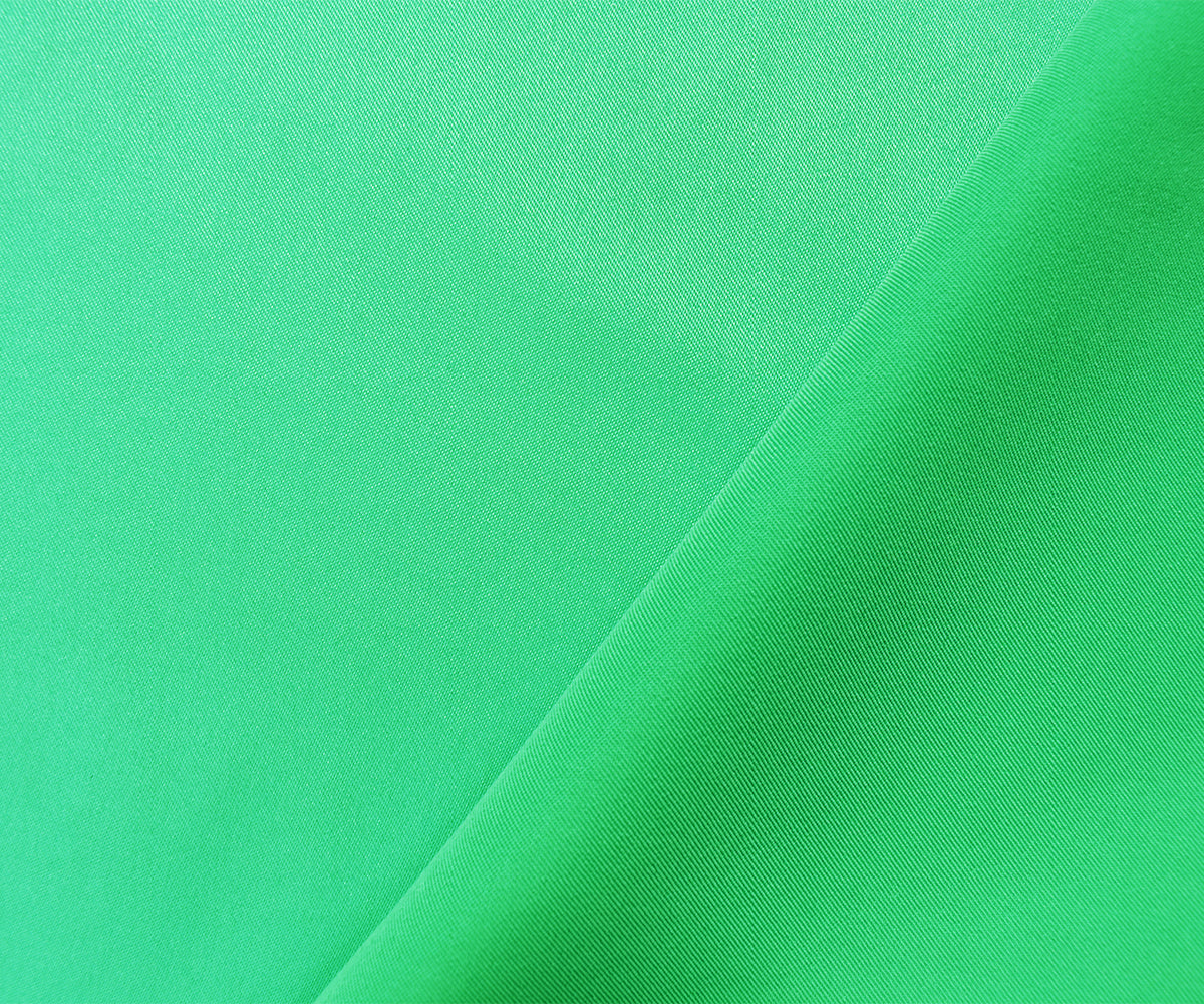 Green Poly Stretch Spandex Lamour Solid Satin Woven Fabric