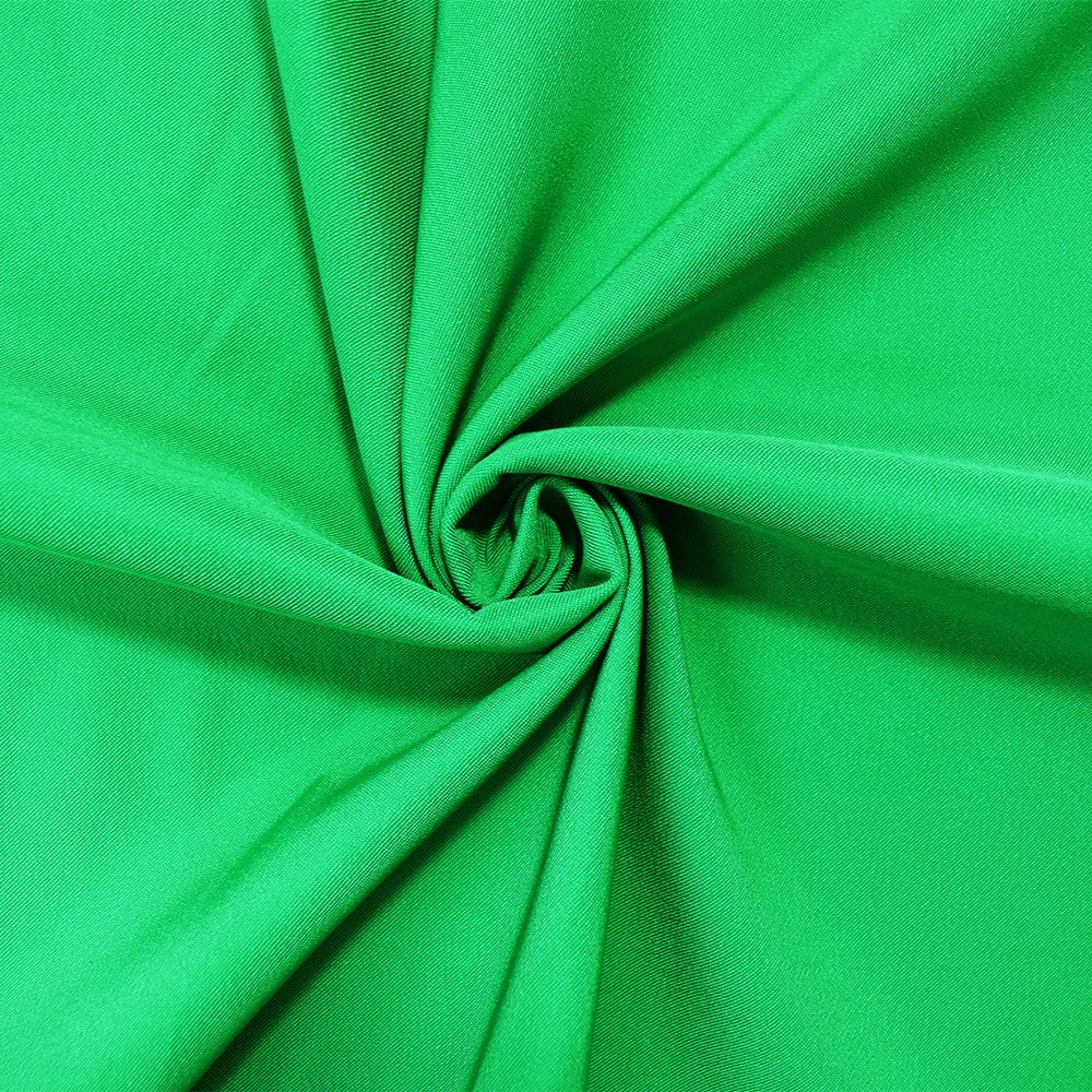 Green Poly Stretch Spandex Lamour Solid Satin Woven Fabric