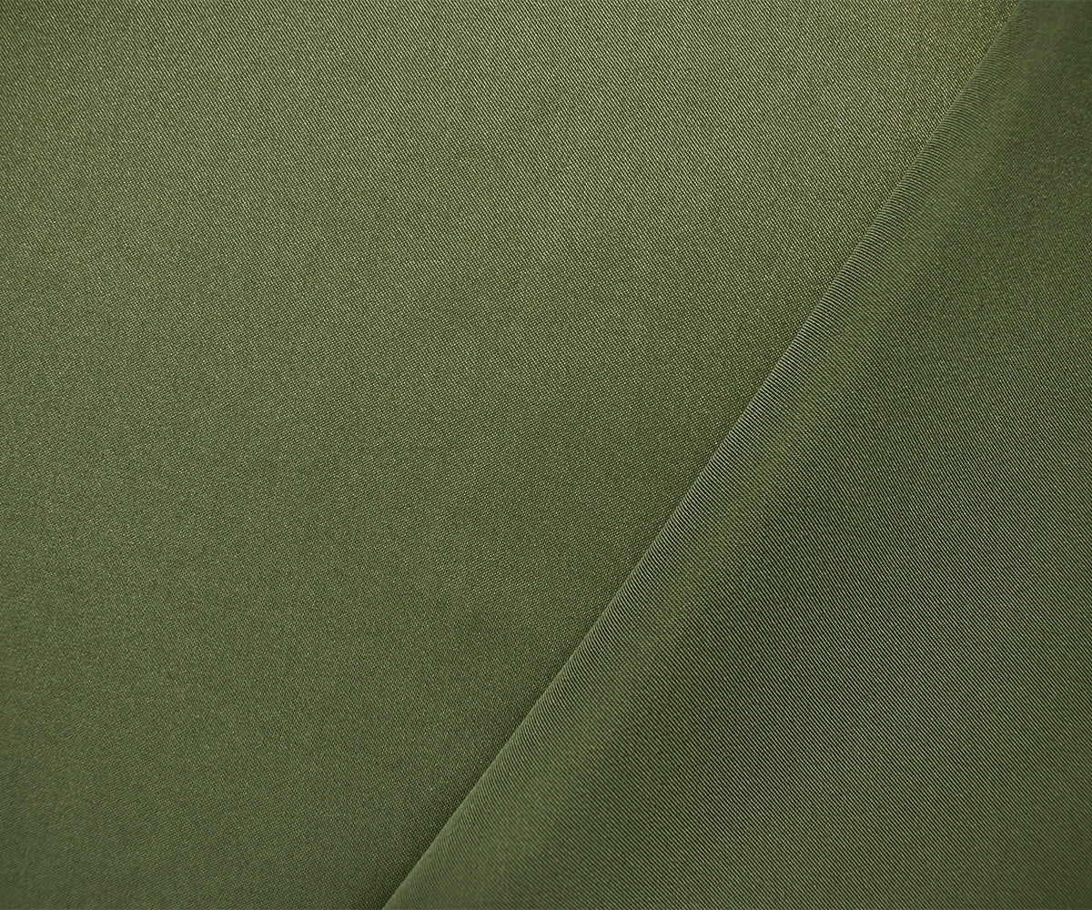 Deep Green Poly Stretch Spandex Lamour Solid Satin Woven Fabric
