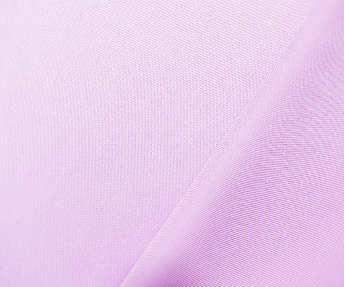 Light Purple Poly Stretch Spandex Lamour Solid Satin Woven Fabric
