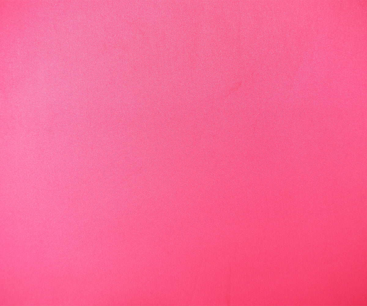 Neon Pink Poly Stretch Spandex Lamour Solid Satin Woven Fabric