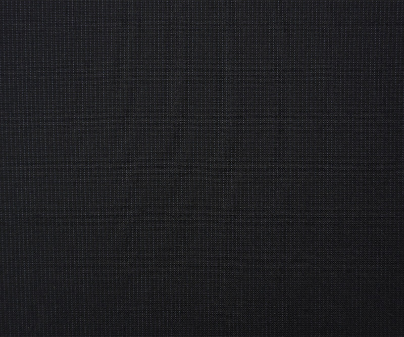 Deep Blue Wool Cotton Stripe Woven Jacketing Fabric