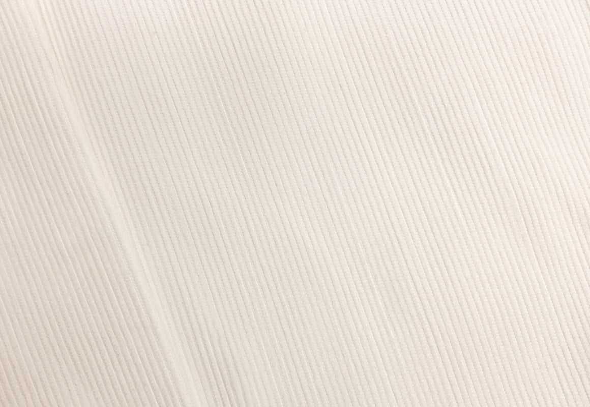 Ivory Cotton Solid Medium Wale Corduroy Woven Fabric