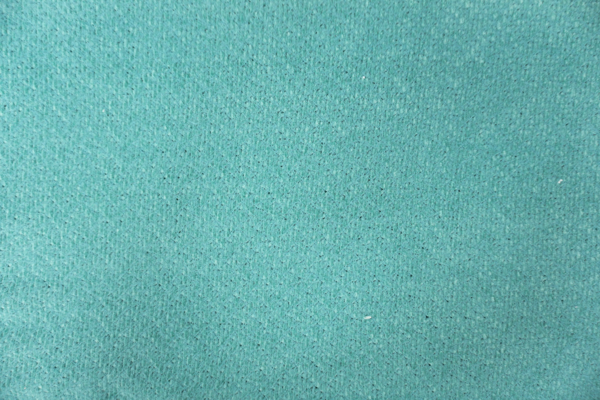Teal Poly Nylon Chenille Sweater Knit Fabric