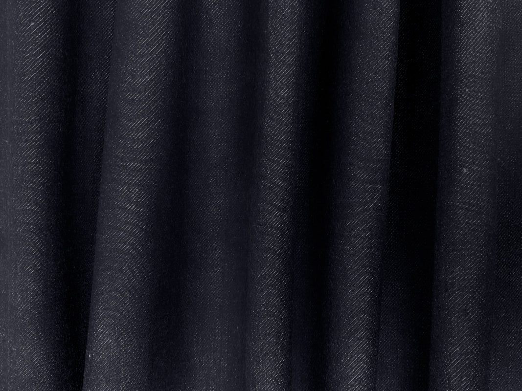 Dark Navy Blue 12 oz. Cotton Japanese Selvedge Denim Fabric