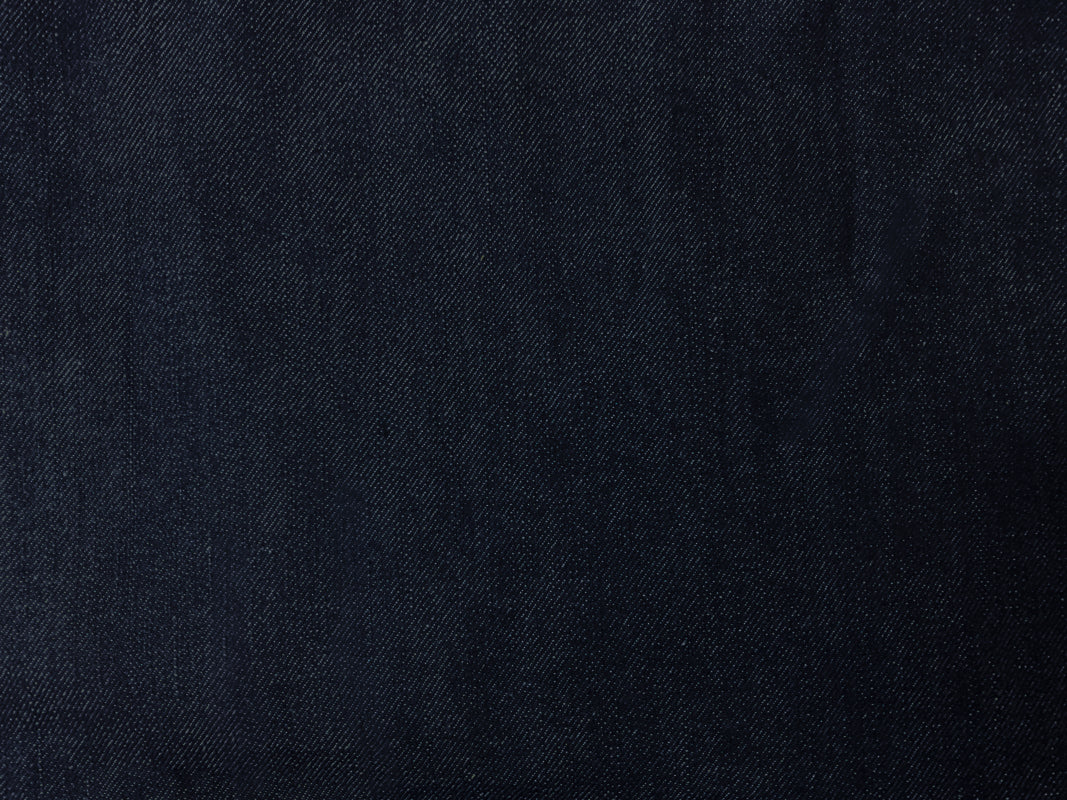Navy Blue 12 oz. Cotton Japanese Selvedge Denim Woven Fabric