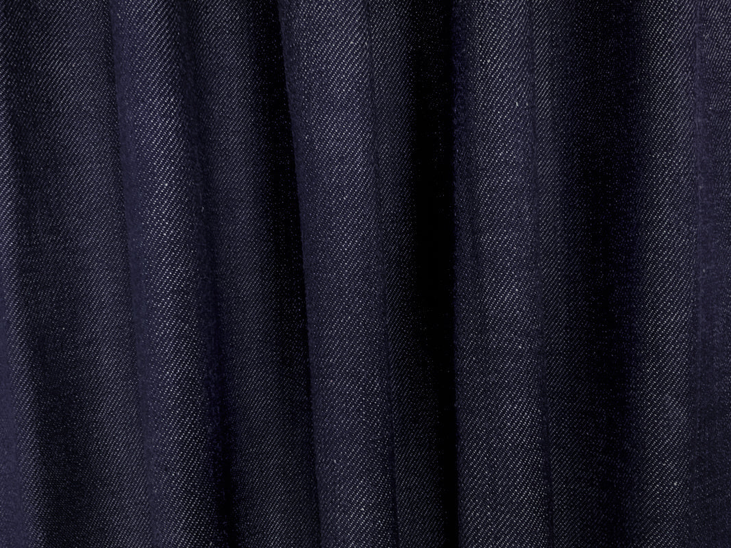 Deep Blue 13 oz. Cotton Japanese Selvedge Denim Fabric
