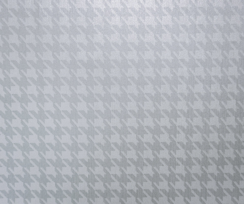 Silver-Gray 9 oz. Candiani Houndstooth Print Cotton Denim Fabric
