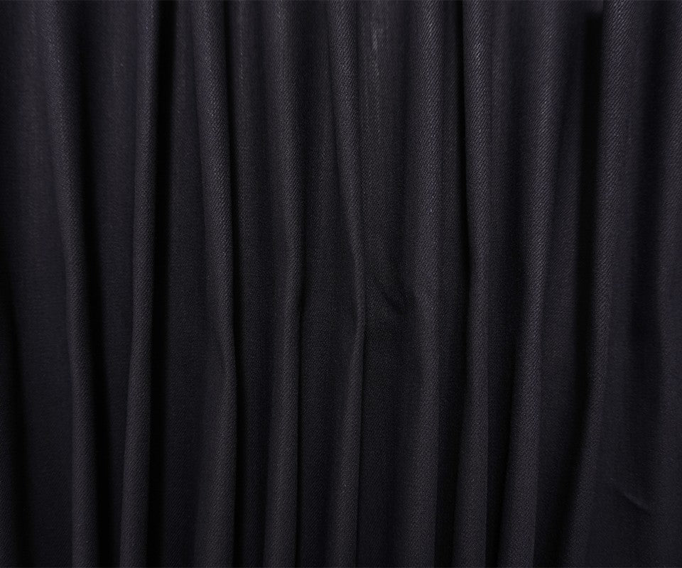 Night Black 10 oz. Cotton Blend Stretch Twill Woven Denim Fabric