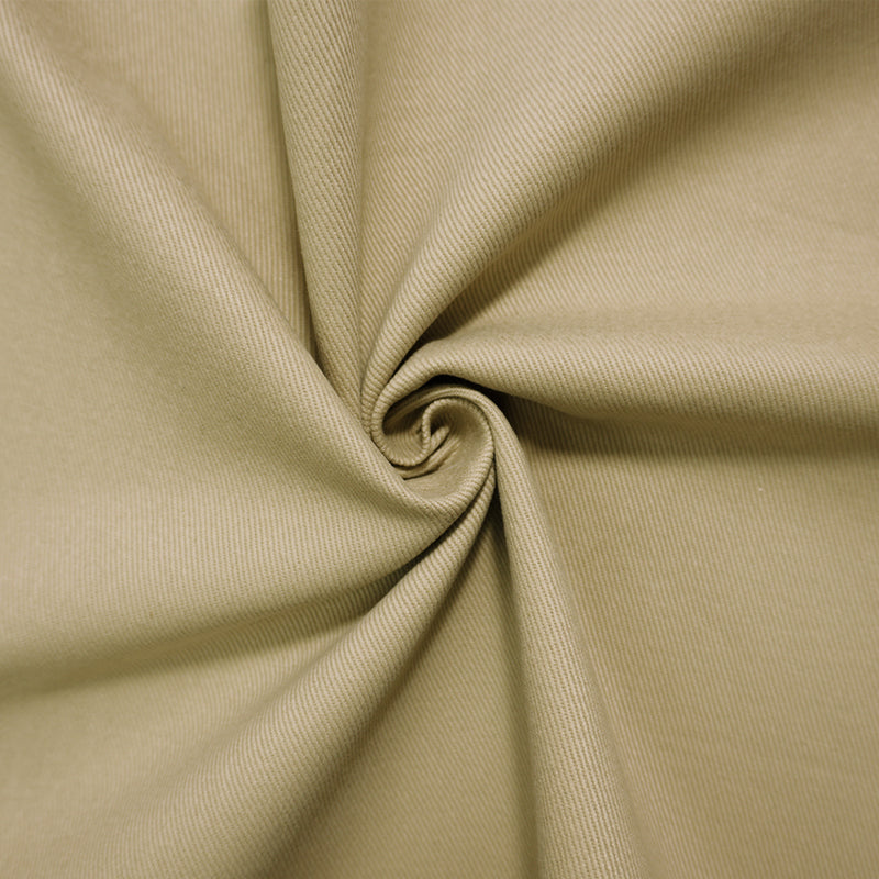 Taupe Beige 10 oz. Cotton Brushed Face Bull Denim Woven Fabric