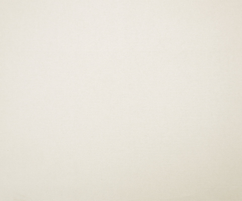 White Cotton Solid Canvas Woven Fabric