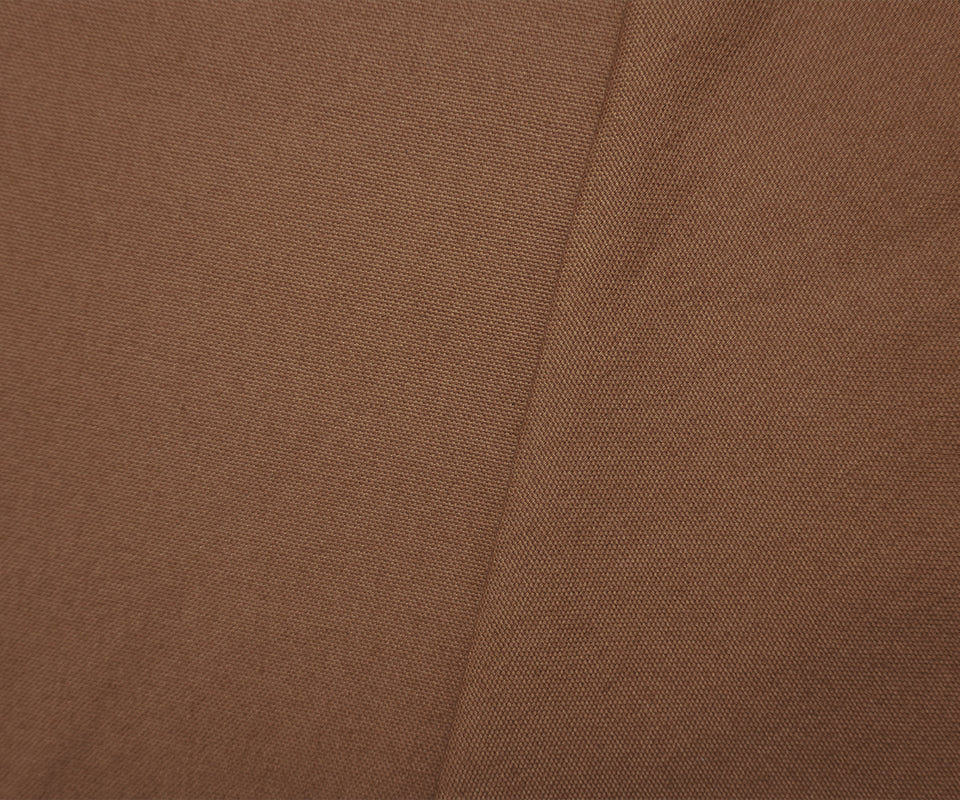 Brown Cotton Solid Canvas Woven Fabric