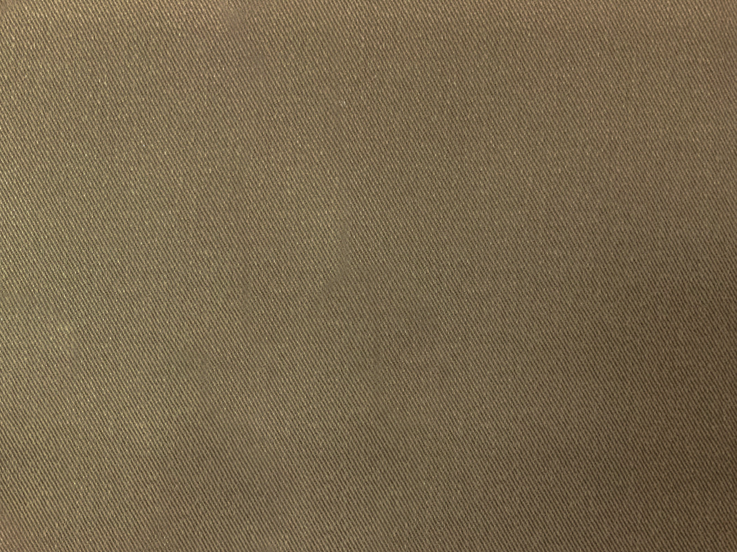 Brown 11 oz. Cotton Brushed Face Bull Denim Woven Fabric