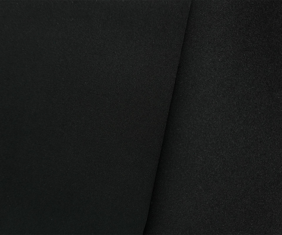 Black Solid Neoprene Fabric